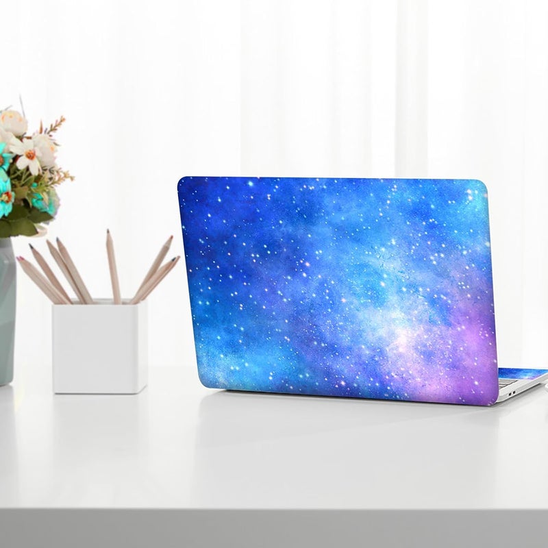 Lauspuck Laptop Skin Sticker Decal, 12" 13" 13.3" 14" 15" 15.4" 15.6 inch Personalized Universal Vinyl Notebook Skin Sticker Cover Art Protector Decal with Free 2 Wrist Pads, Nebula Galaxy - Image 5